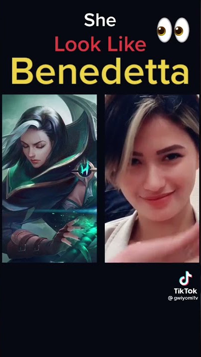 BENEDETTA di Game dan di dunia Nyata😍