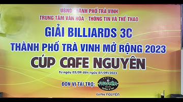 Thái Lê (HT TQC) VS Văn Mỹ (Trần Đề) -B6 | Giải Billiard 3C Cafe Nguyên mở rộng 2023