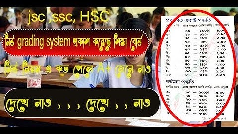 HSC New grading system 2019 -20 || cgp 4|| ssc new grading system 2019