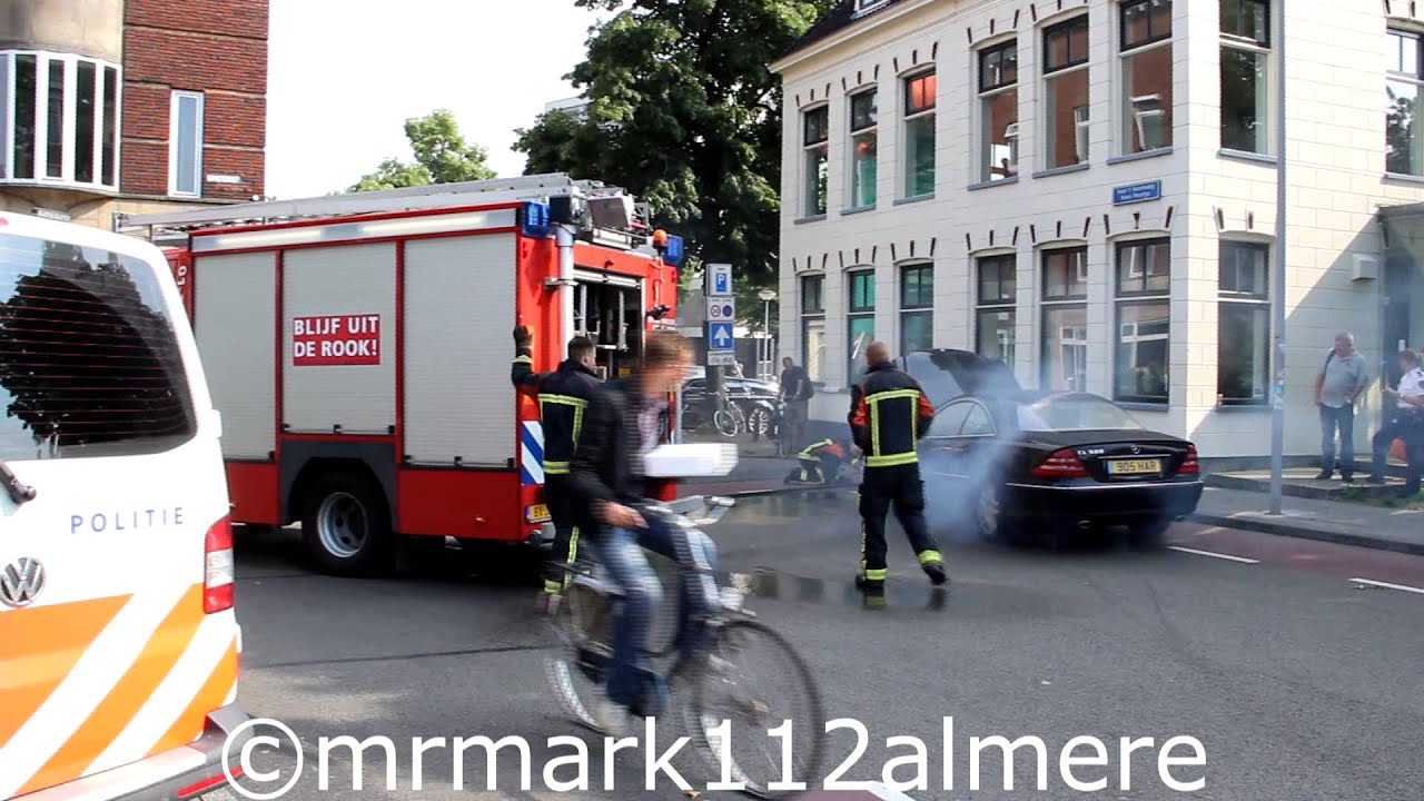 Brandweer Groningen 3X TS-1831 naar autobranden in Groningen