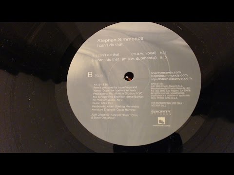 Stephen Simmonds — Stephen Simmonds-I Can't Do That-MAW Remix