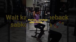 “No talk, only progress💪 #fitness #gym #motivation #workout #bodybuilding