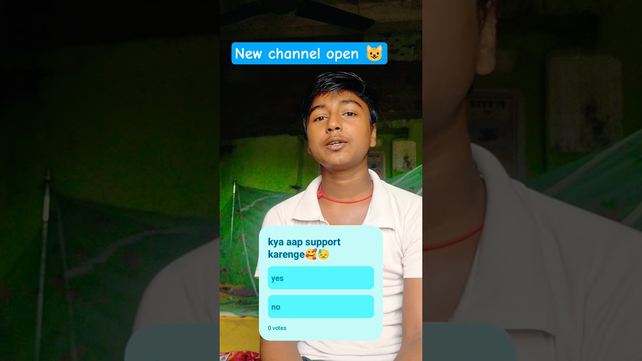 my new channel open not for laugh 😂. 