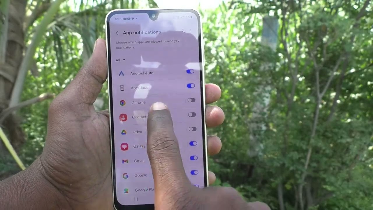 How to turn OFF app notifications in Samsung Galaxy A16 5G
