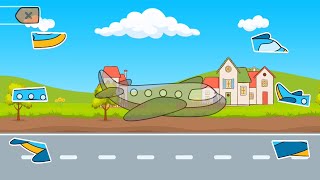 Собираем детские пазлы - Транспорт screenshot 1