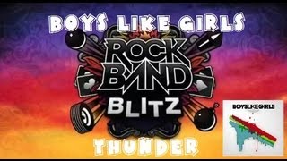 Boys Like Girls - Thunder - Rock Band Blitz Playthrough (5 Gold Stars)