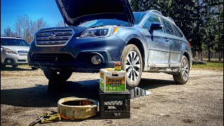 Change Oil & Filter - 2016 Subaru Outback 2.5L How To Change Oil On A 2016 Subaru Outback 2 5 Liter
