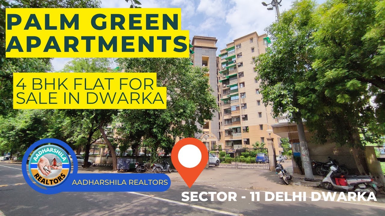 4 Bhk Flat For Sale In Delhi Dwarka Palm Green Apartments Sector