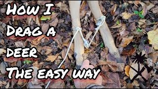 How I Drag a Deer (Doe) Without a Cart