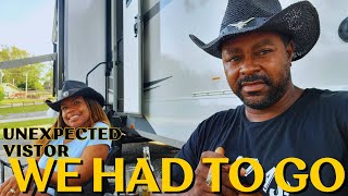 Time To Go! We Were Not Expecting This/Texas Camping & RVing #brooklynbedding #ThousandTra