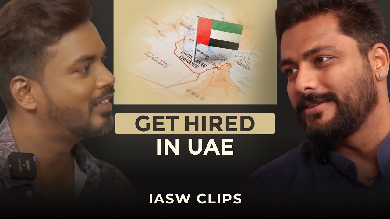 How To Get A Job In The UAE? | in a swank way with Tushar Mestry