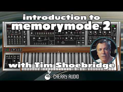Cherry Audio Live Premiere Tuesday, August 25 with Tim Shoebridge