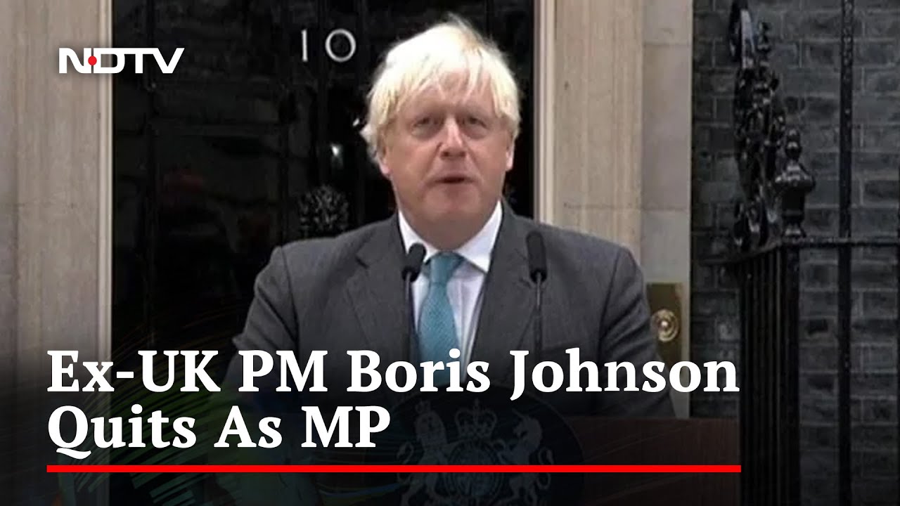 UK Ex-PM Boris Johnson Resigns As MP With Immediate Effect