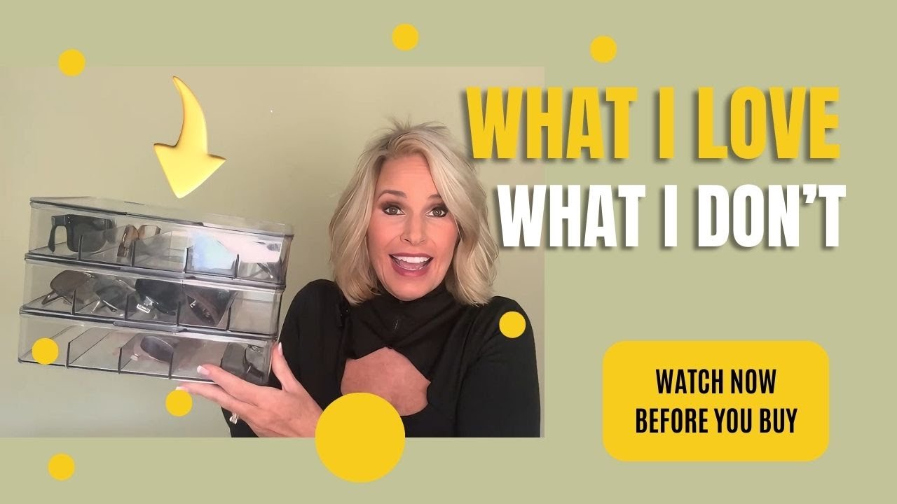 Plastic Stackable Eyeglass Organizer with Lid for Sunglasses, Reading, Fashion,Protective Glasses