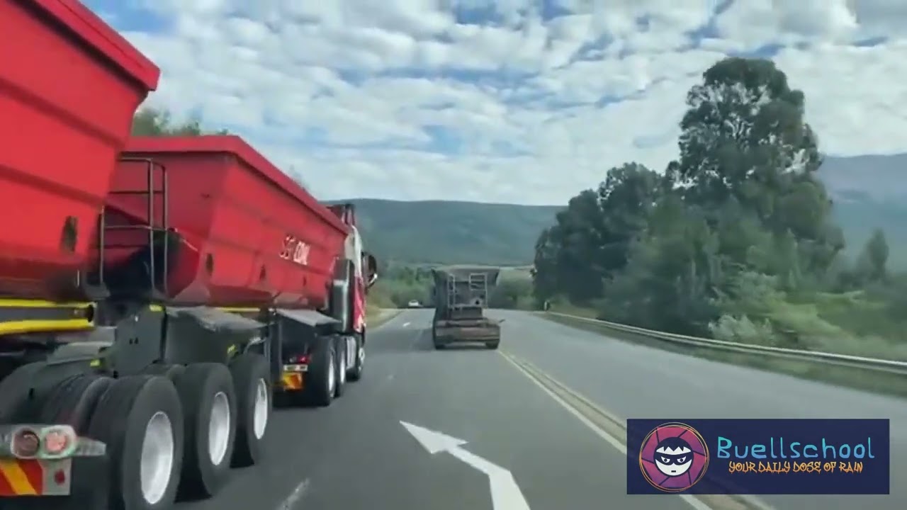 Why Was Reckless Truck Driver Arrested? Maniac Amajuba Pass Truck Driver Overtaking Car Hit and Run