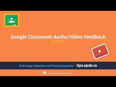 Record Audio/Video Comments in Google Classroom Pilot