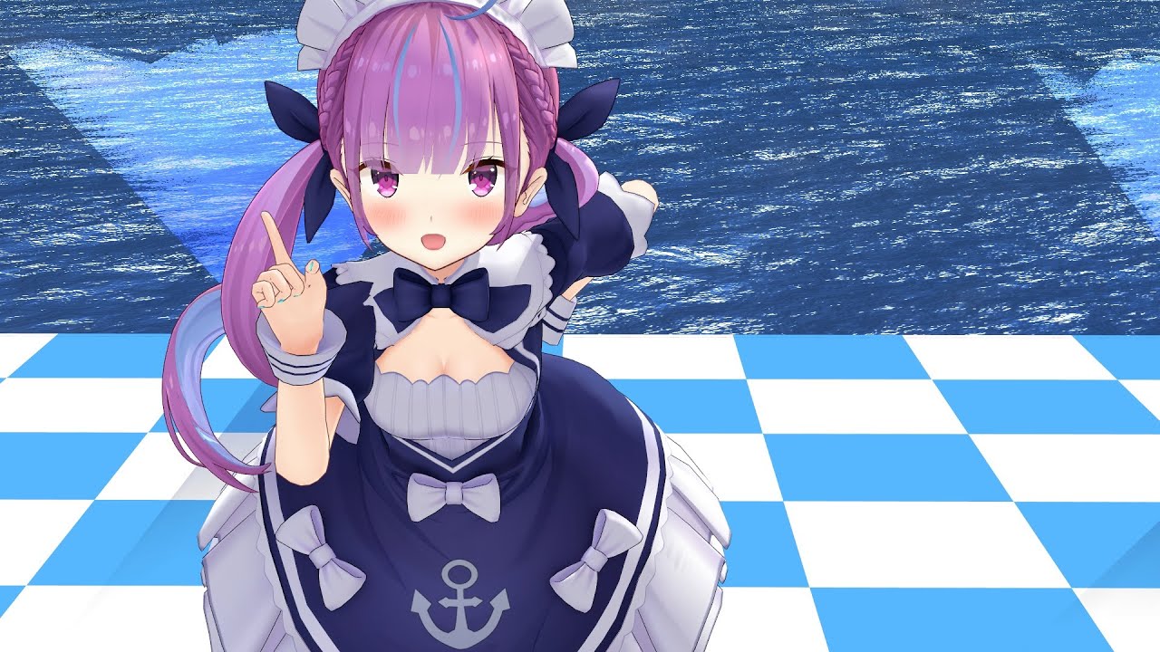 湊あくあ オリジナルステージ Lap Tap Love ホロライブ二次創作 【MMD】