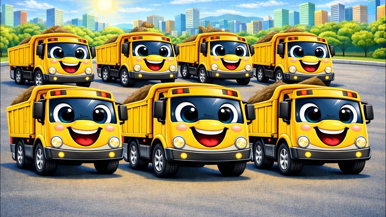 Грузовик, вперед, вперед, вперед 🚦 | Детская песенка про транспортные средства из мультфильма