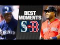 Boston vs. Seattle! ⚾️ The best moments between the Red Sox and Mariners through the years 😤