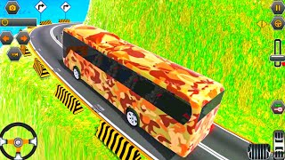 Army Bus Transport | Bus Wala Game Video | Army Bus Driver US Soldier Transport screenshot 3