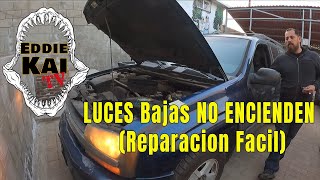 LUCES Bajas NO ENCIENDEN (Reparacion Facil)