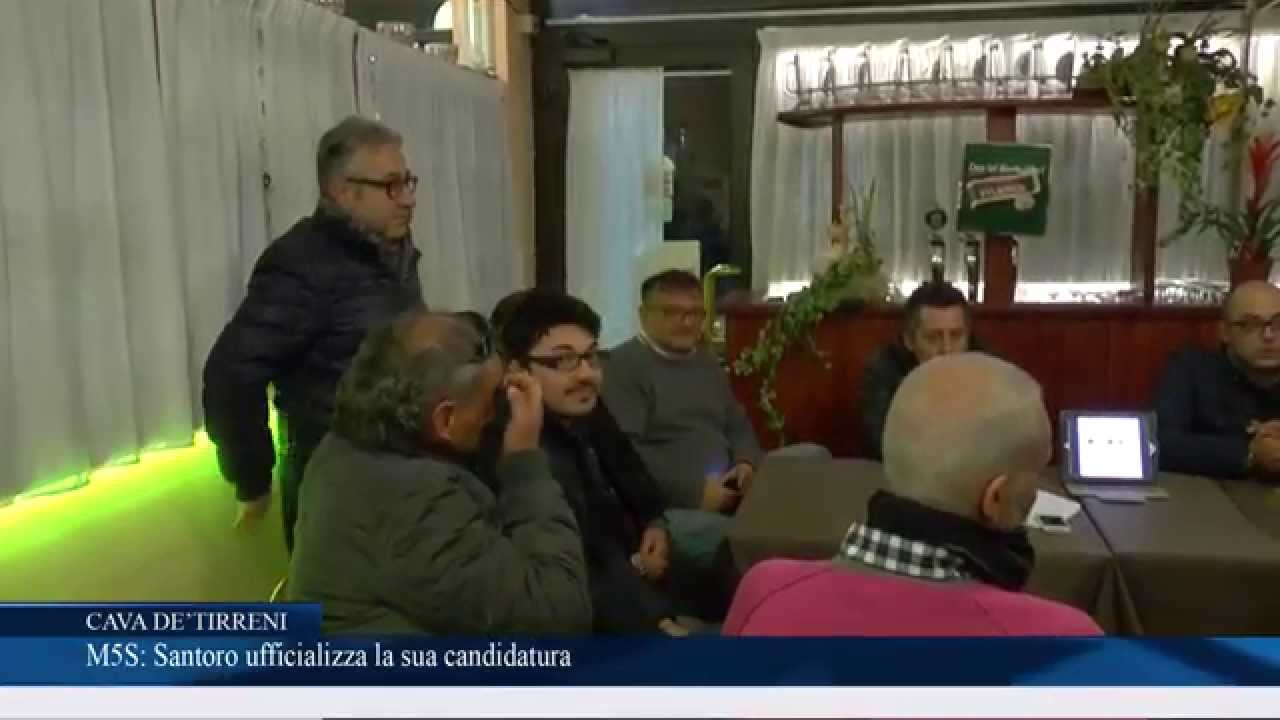 Gianluca Santoro candidato a sindaco del Movimento 5 stelle YouTube