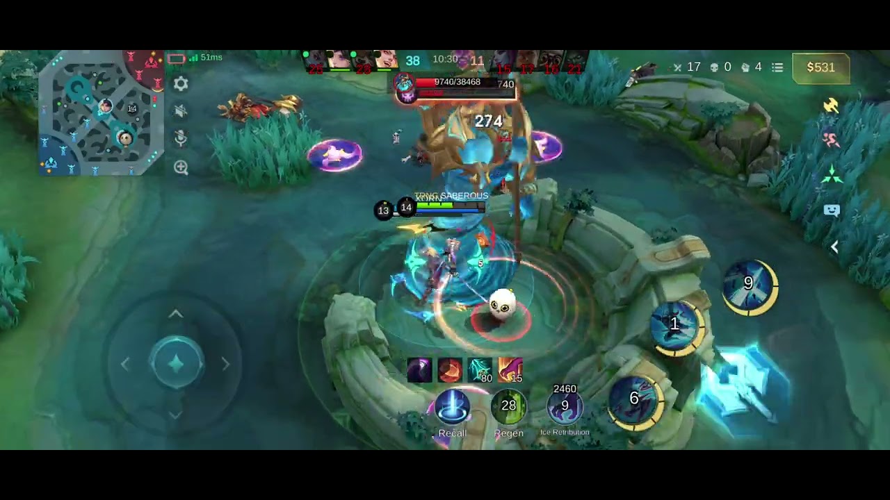 Saberous ranked game full plays 24-1-10 #mobilelegends #mlbb 