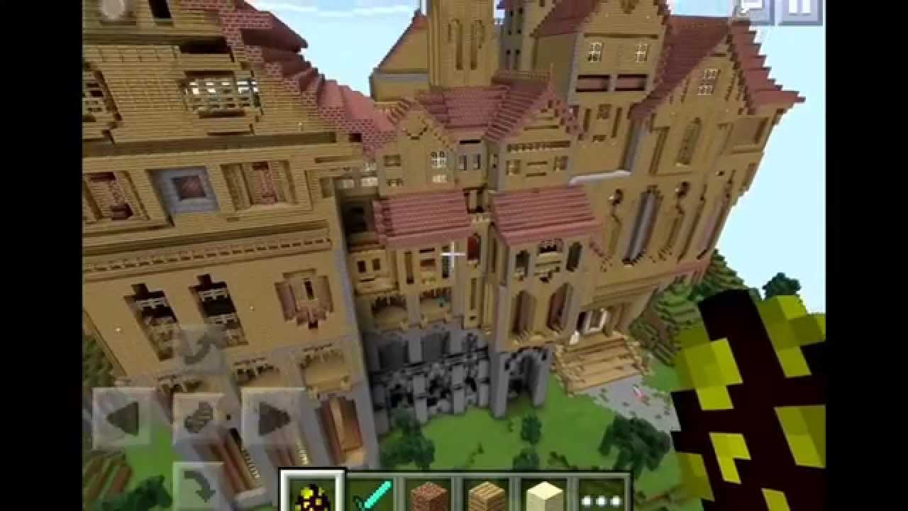  Minecraft  PE  Herobrine  Mansion  Map Review YouTube
