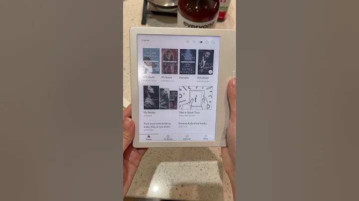 New Kobo Libra Colour!! Ft my boyfriend #ereader #satisfying #unboxing