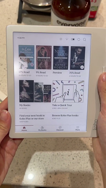 New Kobo Libra Colour!! Ft my boyfriend #ereader #satisfying #unboxing