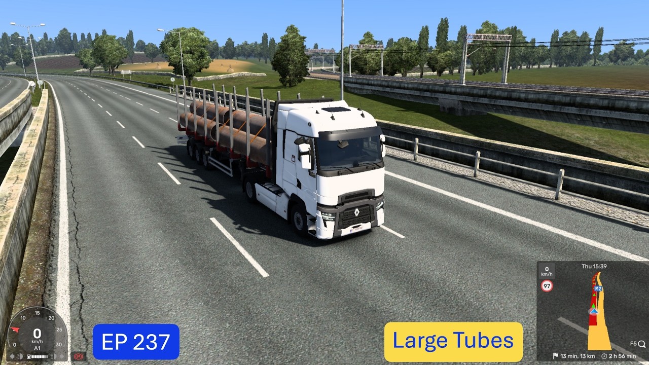 Euro Truck Simulator 2 Large Tubes l EP 237 | GP Gaming World
