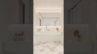 (TWINMOTION) A minimalist white bathroom #twinmotion #tutorial #render #tutorial