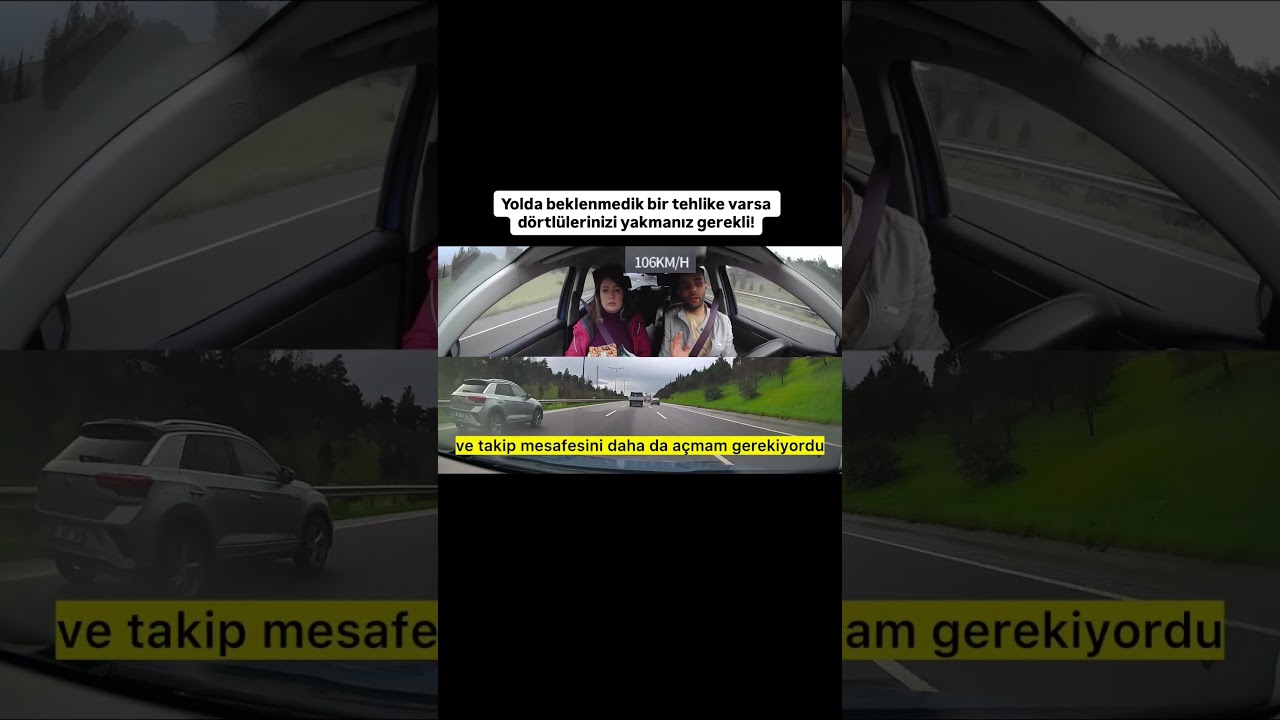 Navigasyon 'Engel Var' Dedi, Saniyeler Sonra Karşımıza Çıktı! #car #keşfet #trafik