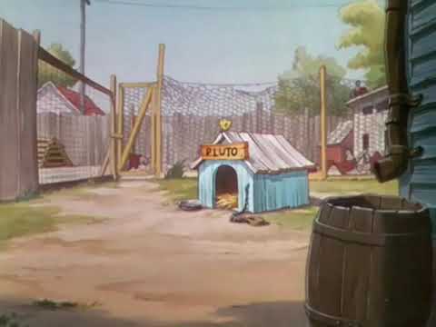 Silly symphony with Pluto mother Pluto (1936) opening and closing