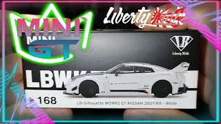 Mini GT 1/64 LB Silhouette Works GT Nissan 35GT-RR Liberty Walk LB
