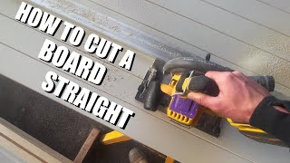 Famous How to cut a straight line without a track saw Profile
