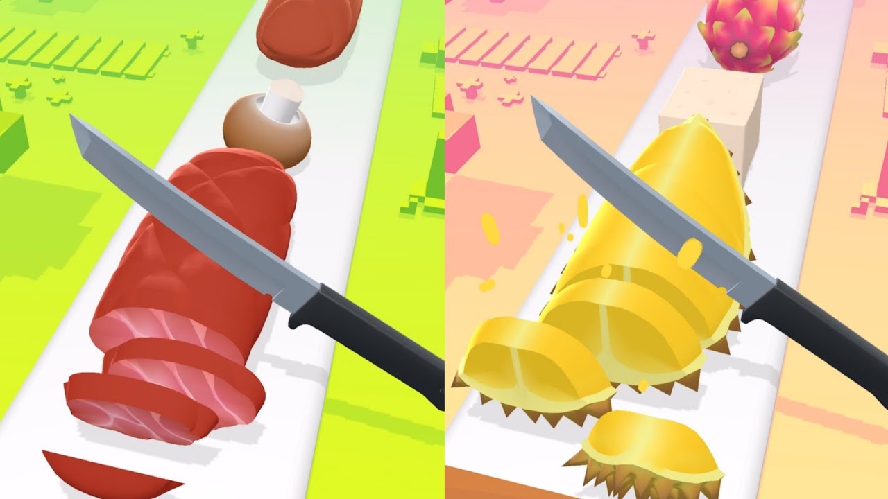 Perfect Slices! Very Satisfying And Relaxing ASMR Slicing Game - YouTube