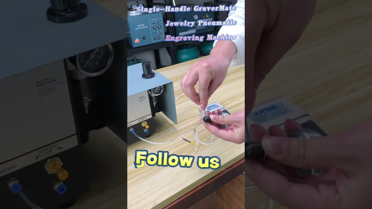 Tooltos Single-Handle GraverMate Jewelry Pneumatic Engraving Machine Operation Video is Coming.