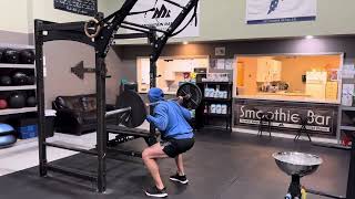 Back Squat Yielding Isometric- 3 PT Eccentric