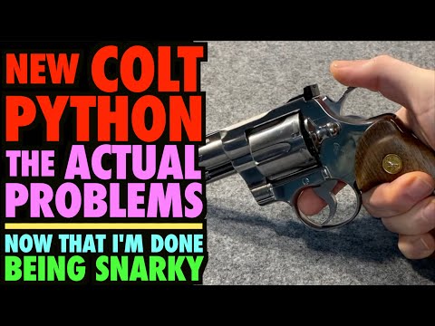 New Colt Pythons: The Real Issues (Now That I'm Done Being Snarky ...