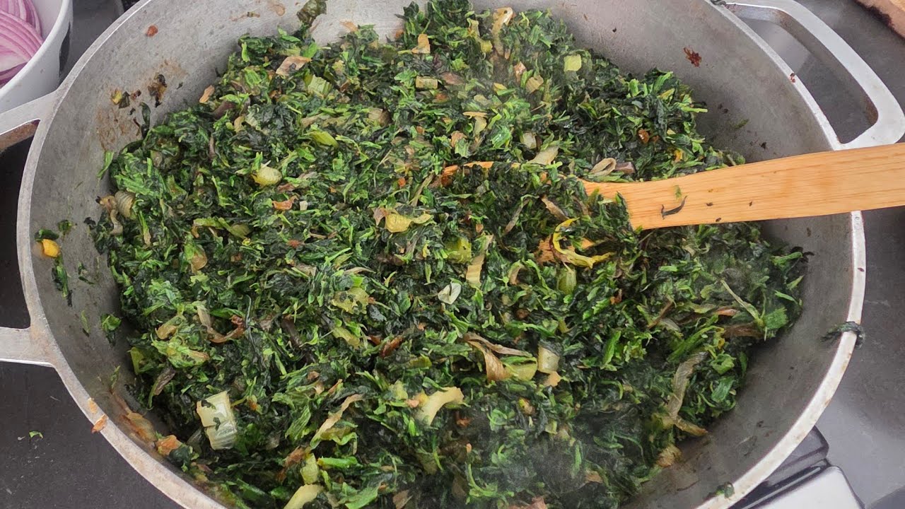 Quick & Healthy Sautéed Spinach Recipe | Easy African-Style Cooking