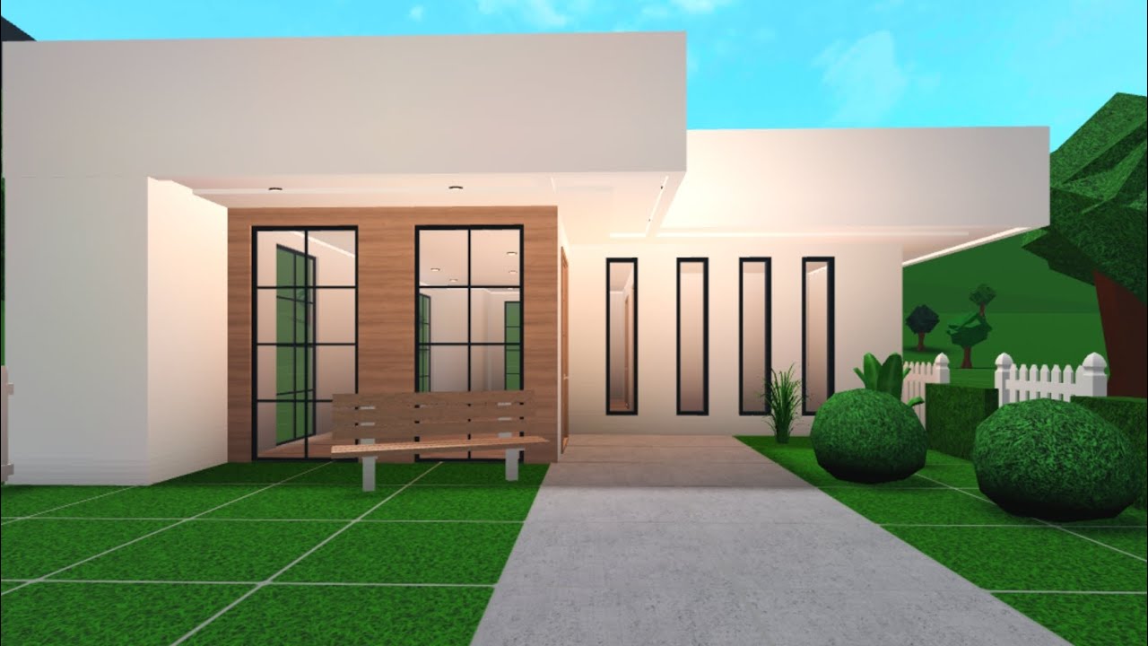 9k Bloxburg House aesthethic YouTube