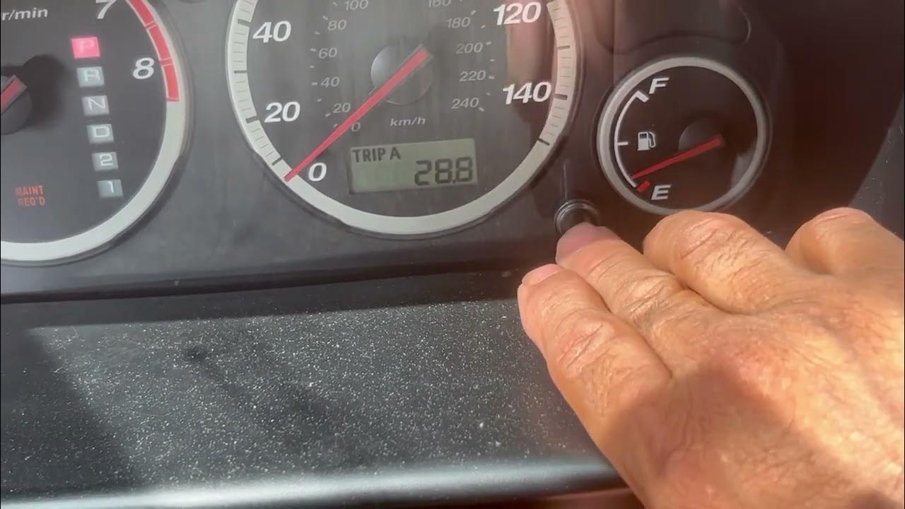 honda CRV maint reqD light restaurar luz de servicio YouTube