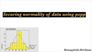Securing normality of data using PSPP