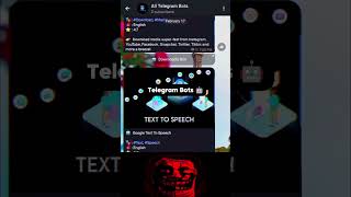 All Telegram Bots  || #shorts #ai #telegram #bot