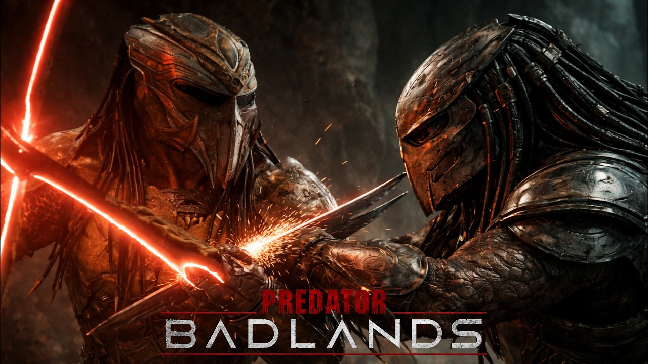 Predator: Badlands (2025) | Elle Fanning Dimitrius Schuster | story of Dek and Kwei Recap & Reiv