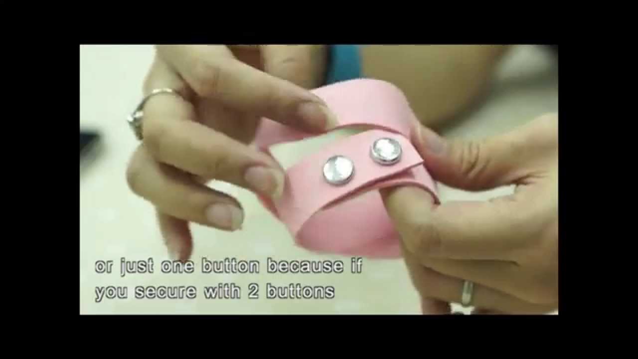 How to apply a Swarovski Crystal Snap Button or Snap Fastener using cheap tool