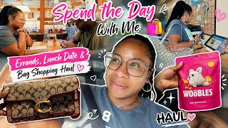 Spend the Day With Me Errands Lunch Date Bag Shopping Haul