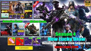 Season 4 All New & Returning Draws 2026 | New Mythic DP + S4 Battle pass + s4 Crates | Codm Leaks