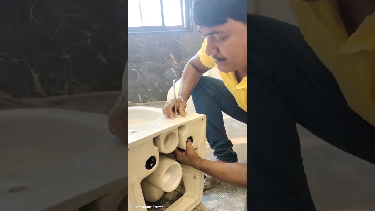 Jaquar allen key wall hung toilet installation